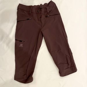 Solomon cropped active pants- size 4